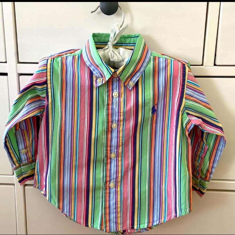 Ralph Lauren baby boy, dress shirt 12M